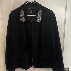INC Embellished Black Jacket